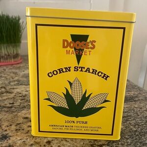 Yellow Corn Starch Tin